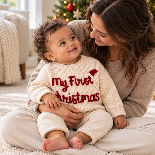Pull bébé Mon premier Noël
